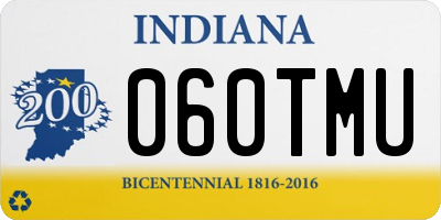 IN license plate 060TMU