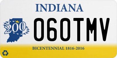 IN license plate 060TMV