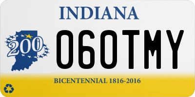 IN license plate 060TMY