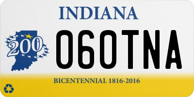 IN license plate 060TNA