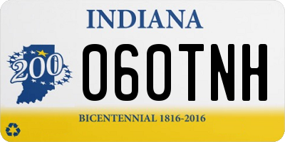 IN license plate 060TNH