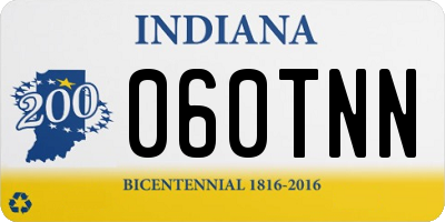 IN license plate 060TNN