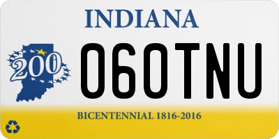 IN license plate 060TNU