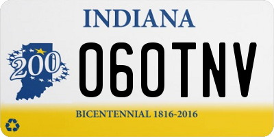 IN license plate 060TNV