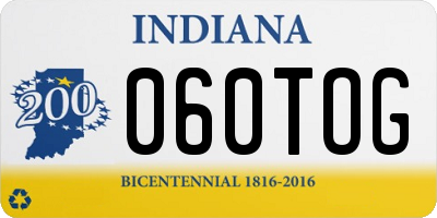 IN license plate 060TOG