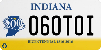 IN license plate 060TOI