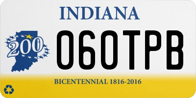 IN license plate 060TPB