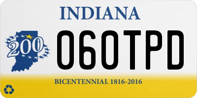 IN license plate 060TPD