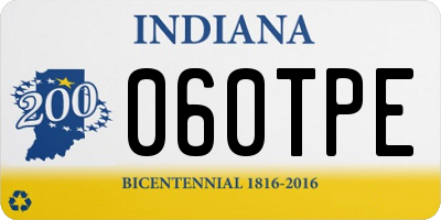 IN license plate 060TPE