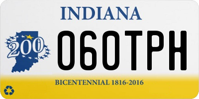 IN license plate 060TPH