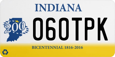 IN license plate 060TPK