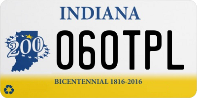 IN license plate 060TPL