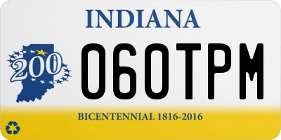 IN license plate 060TPM