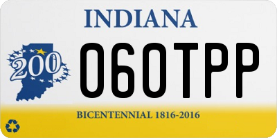 IN license plate 060TPP