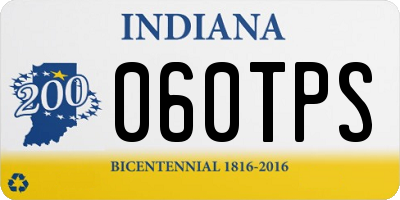 IN license plate 060TPS