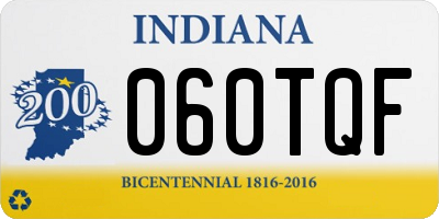 IN license plate 060TQF