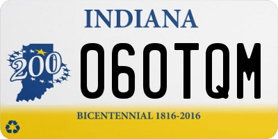 IN license plate 060TQM