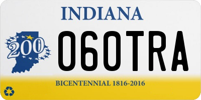 IN license plate 060TRA