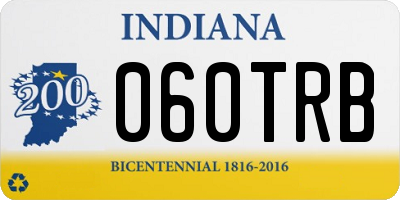 IN license plate 060TRB