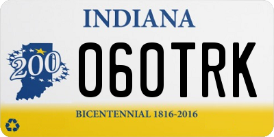 IN license plate 060TRK