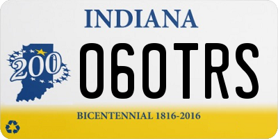 IN license plate 060TRS