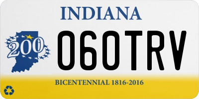 IN license plate 060TRV