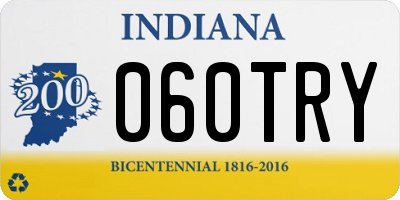 IN license plate 060TRY