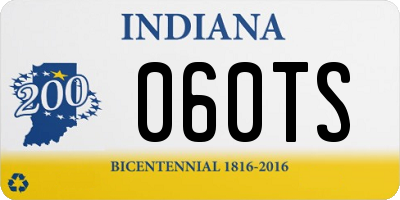 IN license plate 060TS