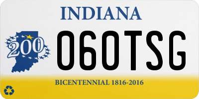 IN license plate 060TSG