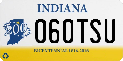 IN license plate 060TSU