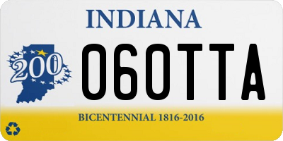 IN license plate 060TTA