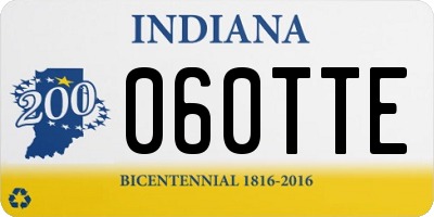 IN license plate 060TTE