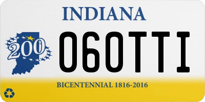IN license plate 060TTI