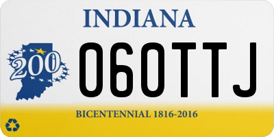 IN license plate 060TTJ