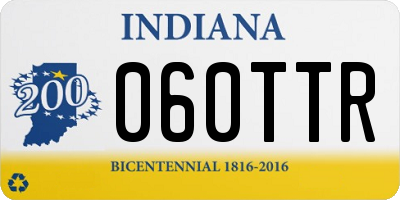 IN license plate 060TTR