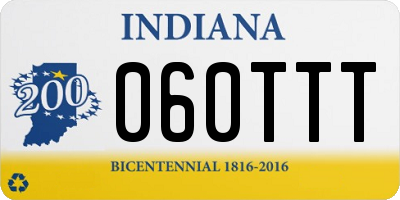 IN license plate 060TTT
