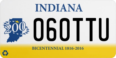 IN license plate 060TTU