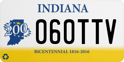 IN license plate 060TTV