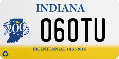 IN license plate 060TU