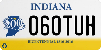 IN license plate 060TUH