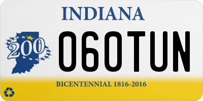 IN license plate 060TUN
