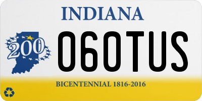 IN license plate 060TUS