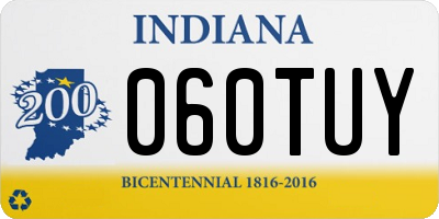 IN license plate 060TUY