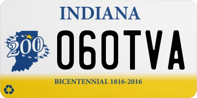IN license plate 060TVA