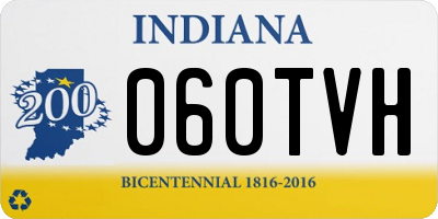 IN license plate 060TVH