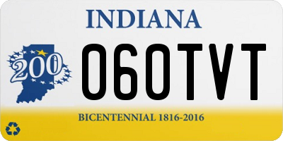 IN license plate 060TVT