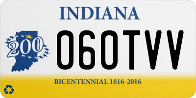 IN license plate 060TVV