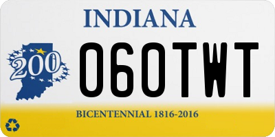 IN license plate 060TWT