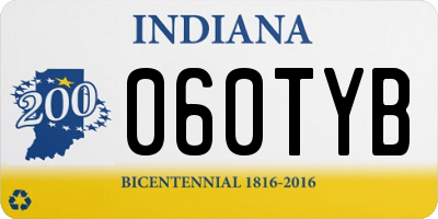 IN license plate 060TYB