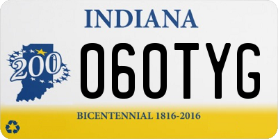 IN license plate 060TYG